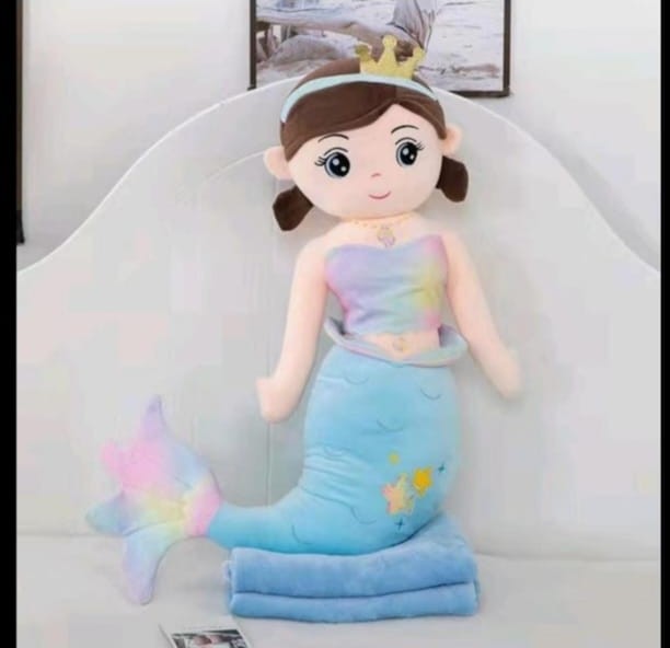 Mermaid Soft Toy Blanket